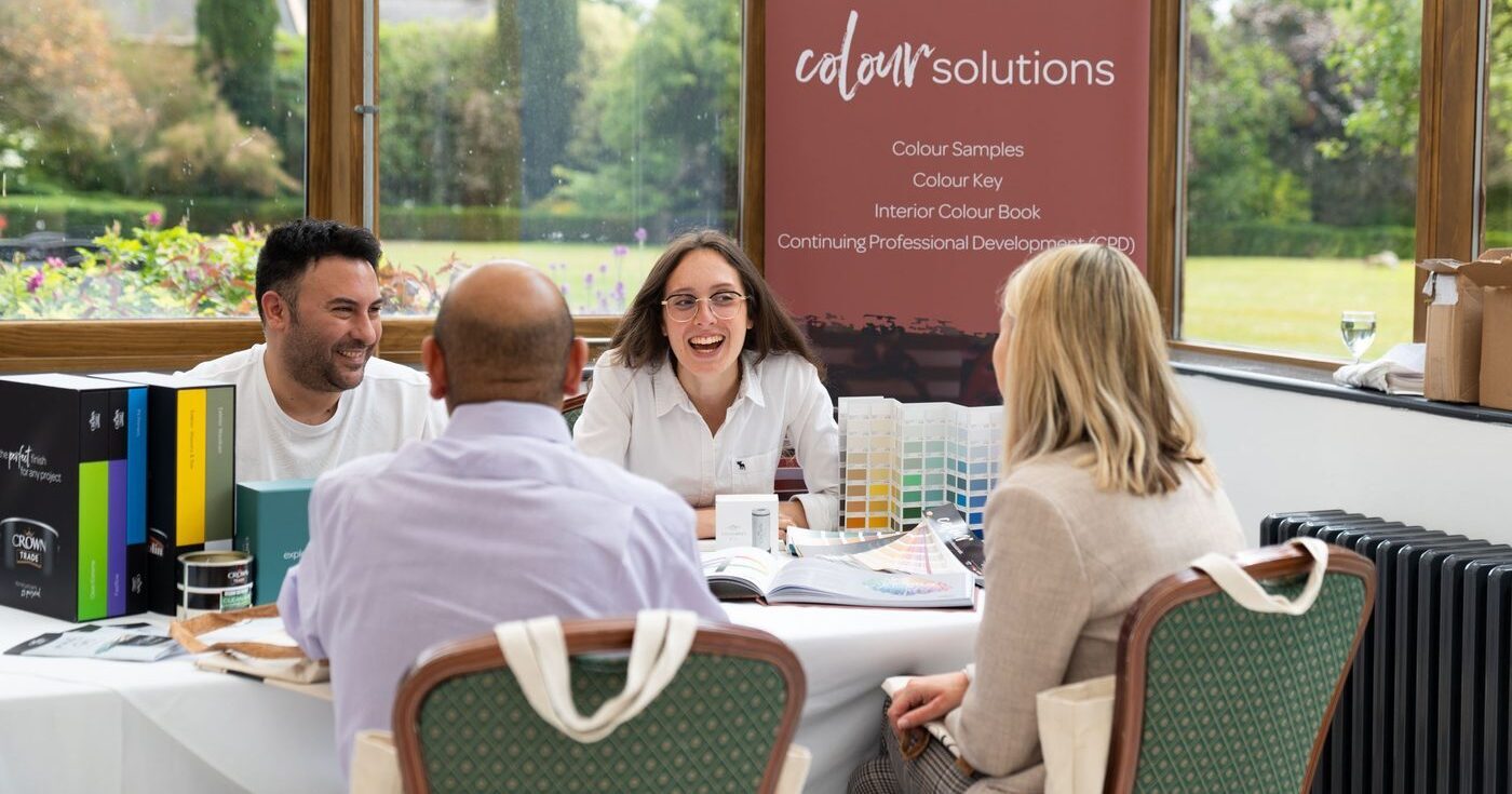 A supplier meeting in progress at Design Sessions